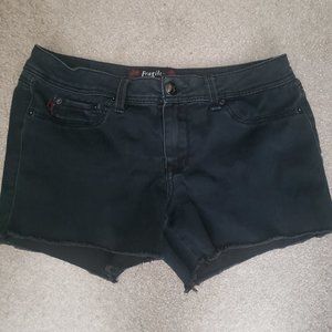 Faded Fragile blue jean shorts Sz (11)